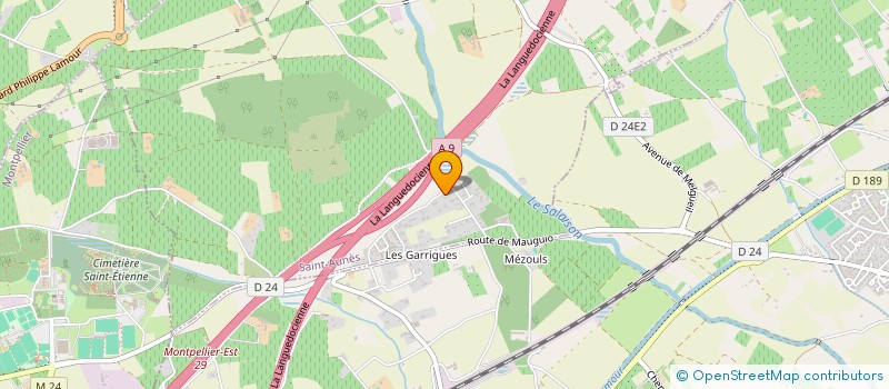 localisation de l'entreprise MONSIEUR JOSE BUNAS  SAINT-AUNES