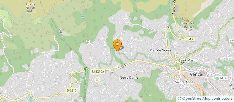 localisation de l'entreprise MONSIEUR JOSE BURE à VENCE