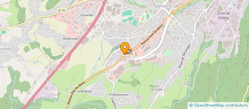 localisation de l'entreprise MONSIEUR JOSE BURGARD à ANNECY