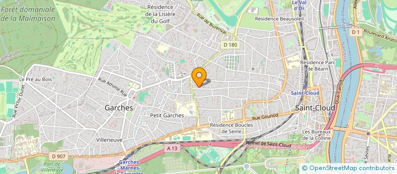 localisation de l'entreprise MONSIEUR JOSE BUSTAMANTE à SAINT-CLOUD