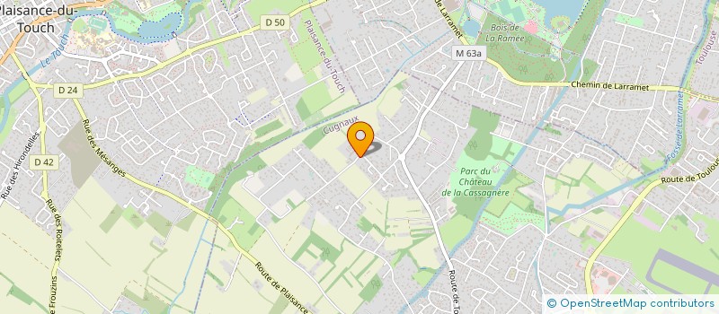 localisation de l'entreprise MONSIEUR JOSE CABRERIZO  CUGNAUX