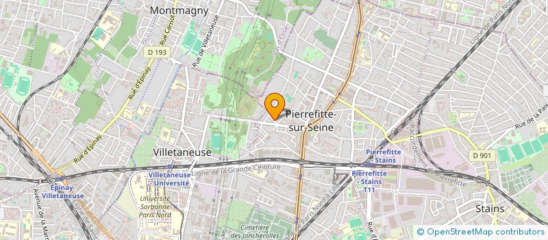 localisation de l'entreprise MONSIEUR JOSE CACERES à PIERREFITTE-SUR-SEINE