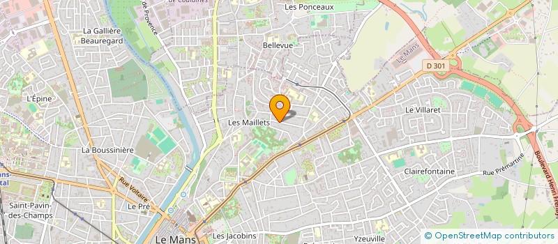 localisation de l'entreprise MONSIEUR JOSE CALVO  LE MANS