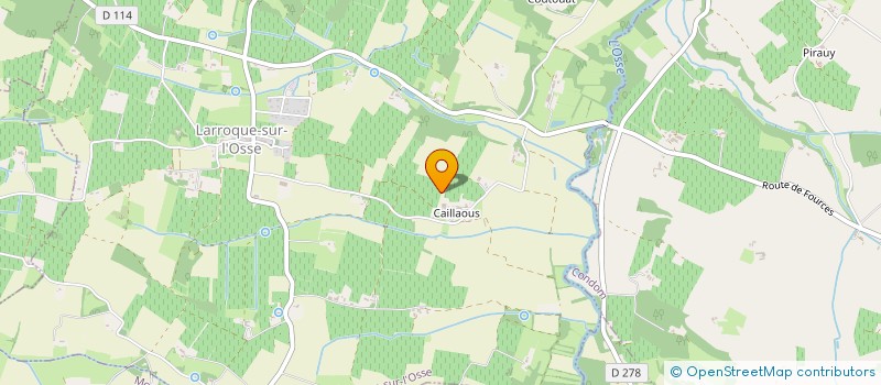 localisation de l'entreprise MONSIEUR JOSE CAMBOS  LARROQUE SUR L'OSSE