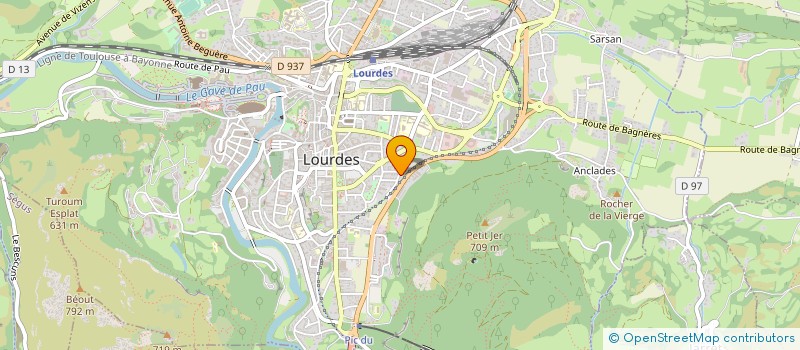 localisation de l'entreprise MONSIEUR JOSE CANDEIAS à LOURDES