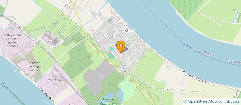 localisation de l'entreprise MONSIEUR JOSE CAPELA MARINHO  AMBES