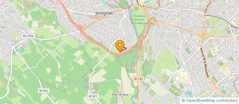 localisation de l'entreprise MONSIEUR JOSE CARCELES à JUVIGNAC