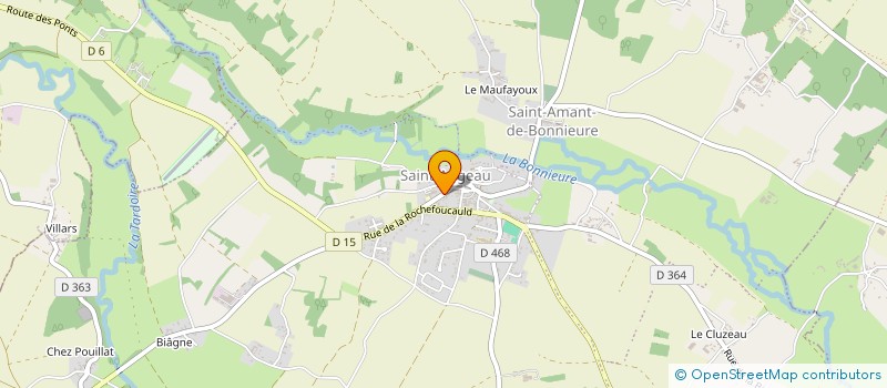 localisation de l'entreprise MONSIEUR JOSE CARDOSO à VAL-DE-BONNIEURE