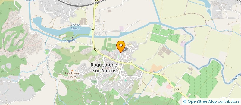 localisation de l'entreprise MONSIEUR JOSE CARDOSO DE OLIVEIRA  ROQUEBRUNE-SUR-ARGENS