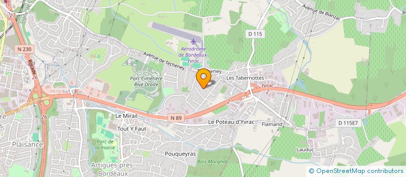 localisation de l'entreprise MONSIEUR JOSE CARDOSO GOUVEIA  ARTIGUES-PRES-BORDEAUX