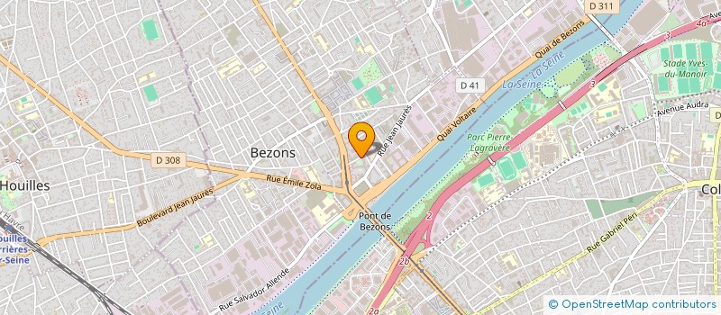 localisation de l'entreprise MONSIEUR JOSE CARLOS CARDOSO à BEZONS