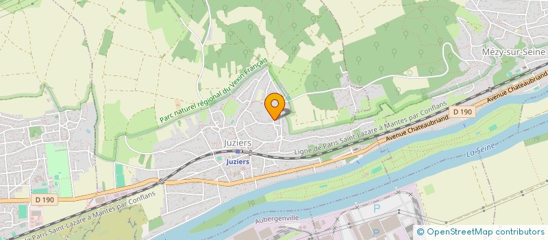 localisation de l'entreprise MONSIEUR JOSE CARLOS CARNEIRO PEREIRA  JUZIERS