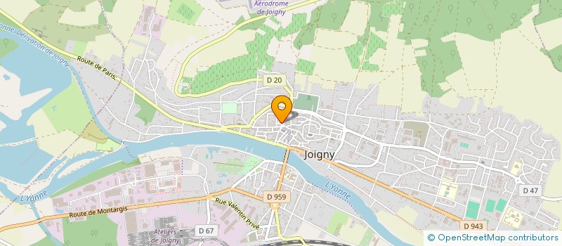 localisation de l'entreprise MONSIEUR JOSE CARLOS DA COSTA MOREIRA à JOIGNY