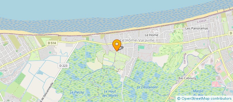 localisation de l'entreprise MONSIEUR JOSE CARLOS DA SILVA  CABOURG