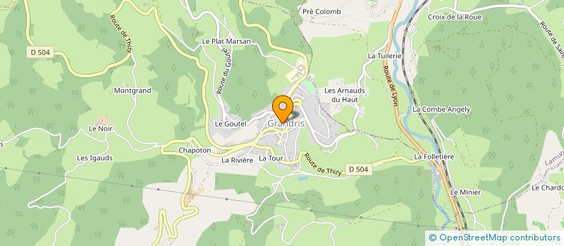 localisation de l'entreprise MONSIEUR JOSE CARLOS DE OLIVERA CAETANO à GRANDRIS