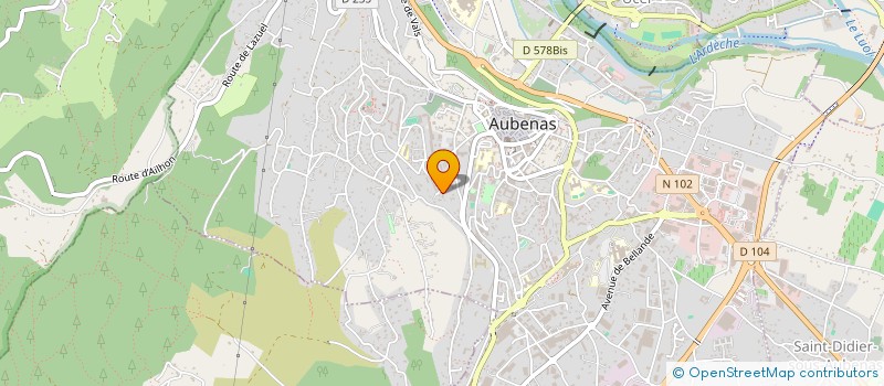 localisation de l'entreprise MONSIEUR JOSE CARLOS DUARTE COIMBRA à AUBENAS