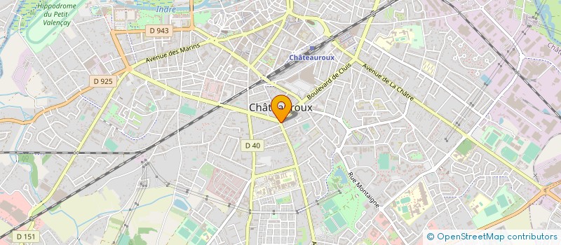 localisation de l'entreprise MONSIEUR JOSE-CARLOS SILVA à CHATEAUROUX