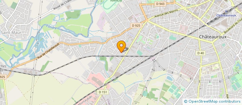 localisation de l'entreprise MONSIEUR JOSE CARREIRAS à CHATEAUROUX