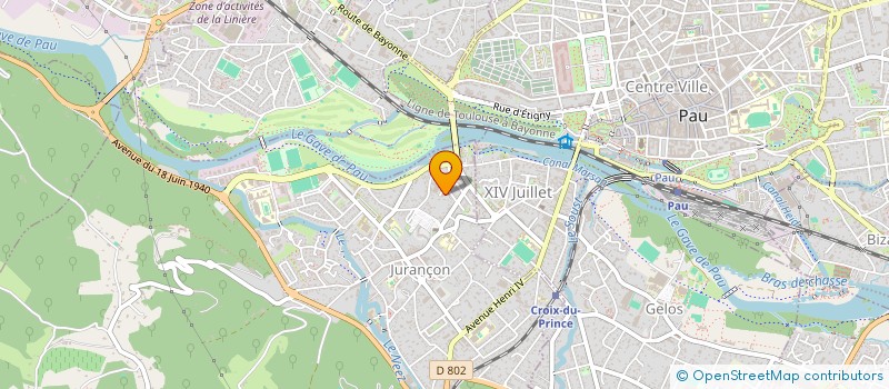 localisation de l'entreprise MONSIEUR JOSE CARVALHO  JURANCON