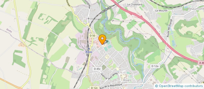 localisation de l'entreprise MONSIEUR JOSE CARVALHO  RIVES