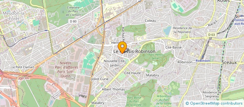 localisation de l'entreprise MONSIEUR JOSE CARVALHO VIEIRA  LE PLESSIS-ROBINSON