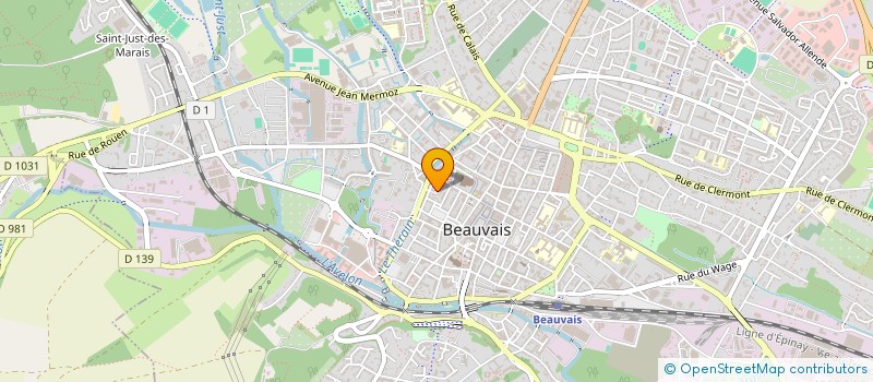 localisation de l'entreprise MONSIEUR JOSE CASTELLOTE  BEAUVAIS