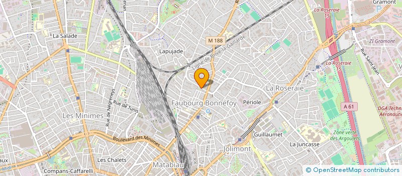 localisation de l'entreprise MONSIEUR JOSE CASTILLA à TOULOUSE