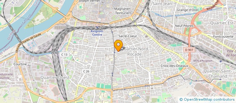 localisation de l'entreprise MONSIEUR JOSE CASTRO  AVIGNON