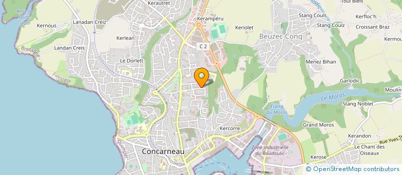 localisation de l'entreprise MONSIEUR JOSE CASTRO BAREA  CONCARNEAU