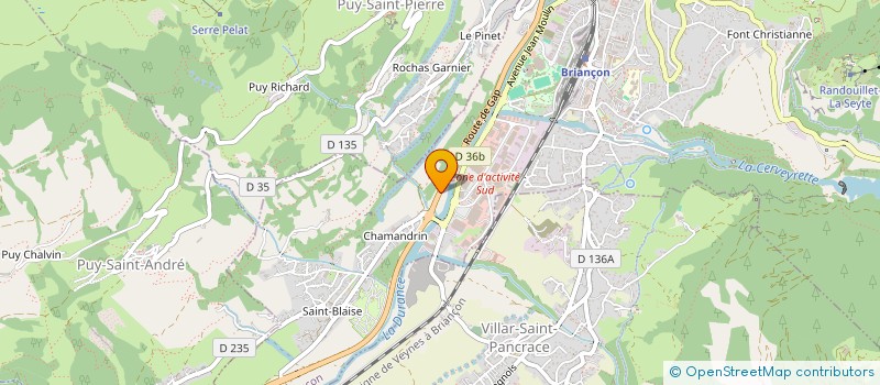 localisation de l'entreprise MONSIEUR JOSE CATALA à BRIANCON