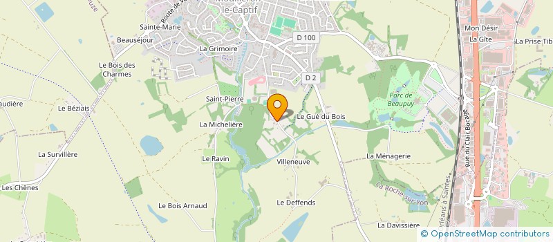 localisation de l'entreprise MONSIEUR JOSE CAUBET à MOUILLERON-LE-CAPTIF