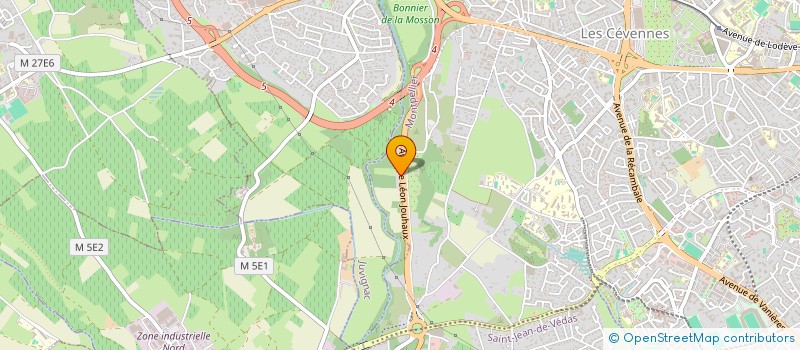 localisation de l'entreprise MONSIEUR JOSE CAURET à MONTPELLIER