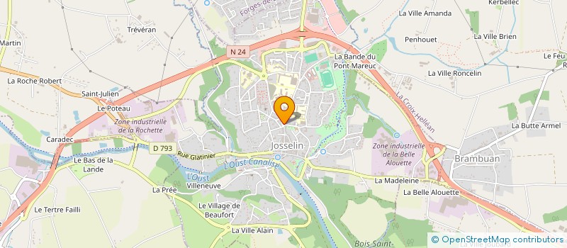 localisation de l'entreprise MONSIEUR JOSE CAVERO LOPEZ à JOSSELIN
