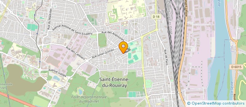 localisation de l'entreprise MONSIEUR JOSE CERQUEIRA PEREIRA  SAINT-ETIENNE-DU-ROUVRAY