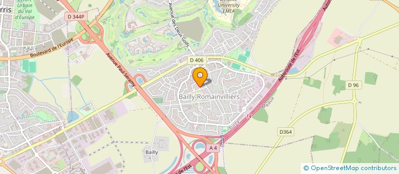 localisation de l'entreprise MONSIEUR JOSE CHARLES  BAILLY-ROMAINVILLIERS