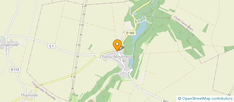 localisation de l'entreprise MONSIEUR JOSE CHATELIN  CHALOU-MOULINEUX