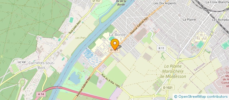 localisation de l'entreprise MONSIEUR JOSE CHAUDY  MONTESSON