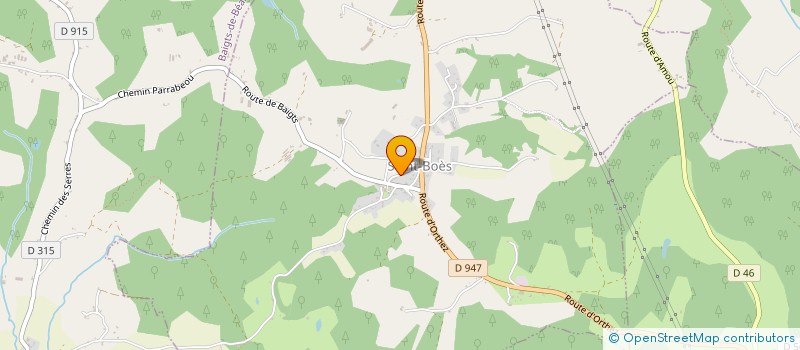 localisation de l'entreprise MONSIEUR JOSE CICERO  SAINT-BOES