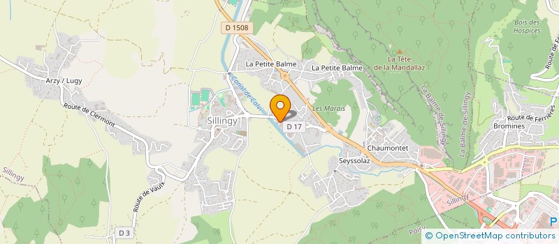 localisation de l'entreprise MONSIEUR JOSE CLAUDINO MOREIRA à SILLINGY