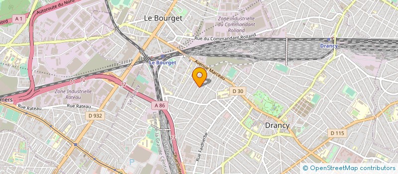 localisation de l'entreprise MONSIEUR JOSE COELHO-ANDRADE à DRANCY
