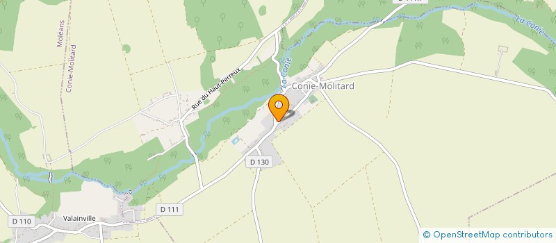 localisation de l'entreprise MONSIEUR JOSE COELHO DA CRUZ FOLHAS à CONIE-MOLITARD