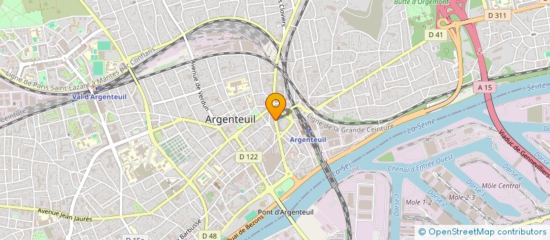 localisation de l'entreprise MONSIEUR JOSE COLL CABALLERO  ARGENTEUIL