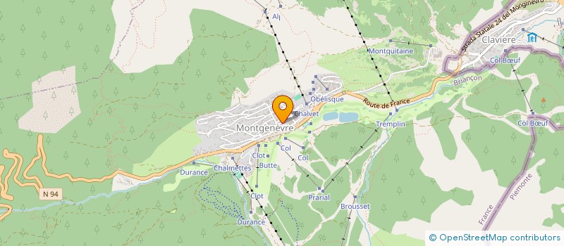 localisation de l'entreprise MONSIEUR JOSE CONTRERAS à MONTGENEVRE