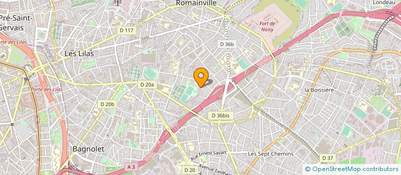 localisation de l'entreprise MONSIEUR JOSE CORREIA à ROMAINVILLE