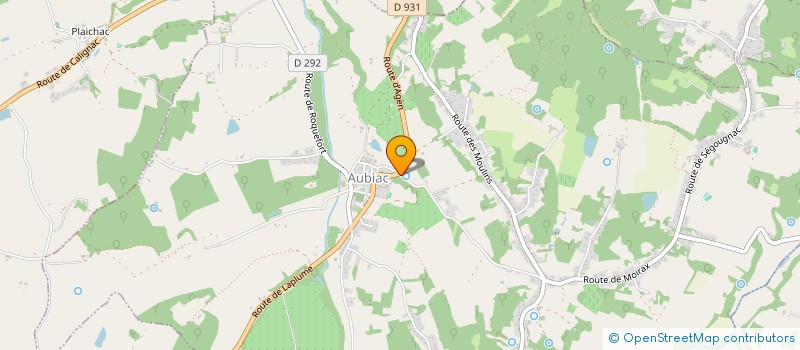 localisation de l'entreprise MONSIEUR JOSE CORTES  AUBIAC