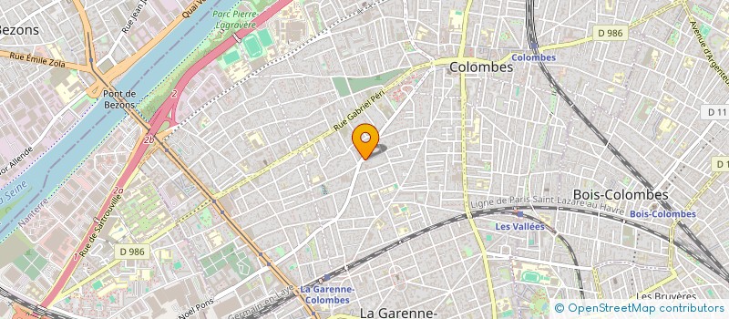 localisation de l'entreprise MONSIEUR JOSE COSTA à COLOMBES