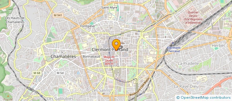 localisation de l'entreprise MONSIEUR JOSE COSTA DA ENCARNACAO  CLERMONT-FERRAND