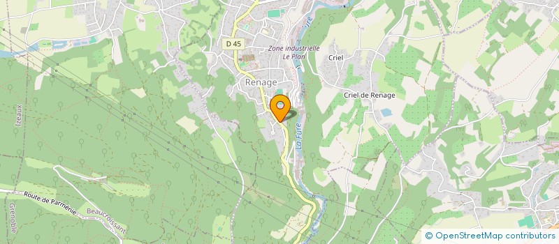 localisation de l'entreprise MONSIEUR JOSE COSTA PIRES à RENAGE