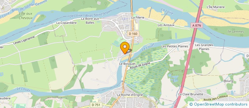 localisation de l'entreprise MONSIEUR JOSE COUSSEAU à LES PONTS-DE-CE