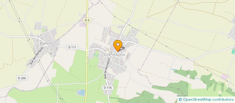 localisation de l'entreprise MONSIEUR JOSE COUTHINO  CIRE-D'AUNIS